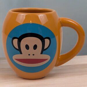 Gorgeous Orange Ceramic 18 oz Coffee mug Julius the Monkey from Paul Frank